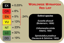 Select a taxon (above) to view published red lists globally. Conservation Of Terrestrial Invertebrates A Review Of Iucn And Regional Red Lists For Myriapoda