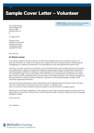 Purpose of a cover letter. Volunteer Cover Letter Printable Pdf Download