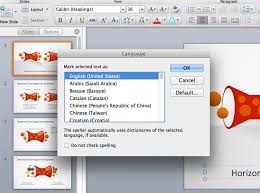 How To Change The Check Spelling Language In Powerpoint 2013 And Powerpoint 2011 Mac Slidemodel