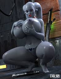 TwiLek Erect Nipples Feet Busty Curvy Posing Alien Big Breast Nude < Your  Cartoon Porn