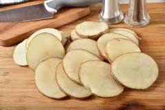 How do you thinly slice potatoes?