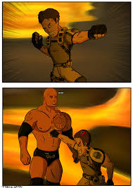 Chris Redfield Vs The Rock Franciskein Illustrations Art Street