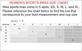 Nike Dri Fit Sports Bra Size Chart Fitness And Workout