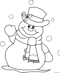 Vous y trouverez les meilleures pièces uniques ou personnalisées de nos boutiques. Coloriage Bonhomme De Neige Hiver Chapeau Souriant Dessin Hiver A Imprimer
