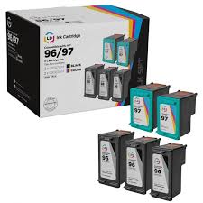 Our hp c8767w ink cartridges are made with the highest quality new and recycled components in. Set Of 5 Remanufactured Replacement For Hp 96 97 4inkjets