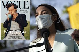 Harry styles, diana ross, dua lipa & bad bunny: Aoc Defends Harry Styles Vogue Dress It Looks Wonderful