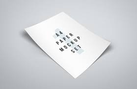 Download Free A4 Paper Mockup Set Medialoot