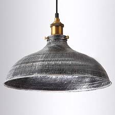 It is a classic fixture that can be fabricated in any size, arm, mount, configuration and lamping d'lights offers a variety of finishes on all our products. Niuyao 14 Wide Rustic Industrail Big Barn Pendant Light Lamp Dome Shade Hanging Ceiling Light Rust Silver 427709 Pricepulse