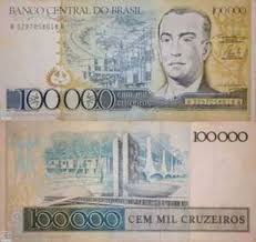 It received this authority when it was founded by three different institutions: 100 000 Cruzeiros 2nd Edition 2nd Family Brazil Numista