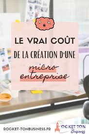 Creer Une Micro Entreprise Combien Ca Coute Micro Entreprise Creer Une Micro Entreprise Entrepreneuriat