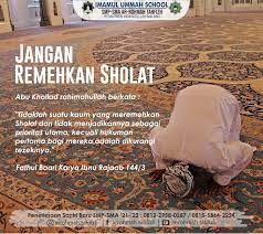 Sholat maghrib merupakan salah satu sholat fardhu atau sholat yang wajib dijalankan oleh umat islam. Jangan Remehkan Sholat Ar Rohmah Tahfizh