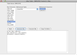 Firebird Alter Table