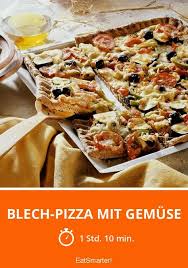 Blech Pizza Mit Gemuse Rezept Rezepte Pizza Eat Smarter Rezepte