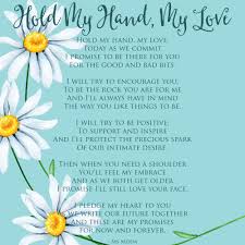 Hold My Hand My Love Wedding Vows Ms Moem Poems Life Etc Love Poems Wedding Wedding Poems Love Vows