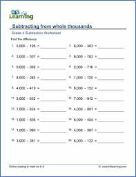 Grade 4 Subtraction Worksheet Good Mental And Vertical Subtraction Decimals Worksheets Math Worksheets Grade 5 Math Worksheets