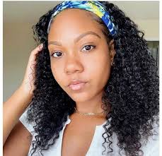 16 inch Deep Curl Headband Wig Hair accessories