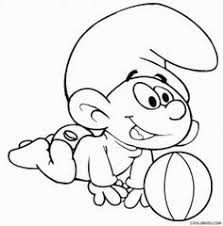 Baby Smurf Coloring Pages Baby Cartoon Drawing Disney Coloring Pages Coloring Pages