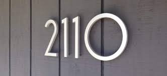 Maybe you would like to learn more about one of these? Modern Address Numbers Letters Plaques And Mailbox Numbers Modern House Numbers
