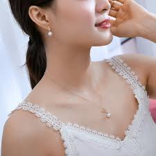 K18YG Akoya pearl flower DIA necklace diamond pearl diamond akoya neck