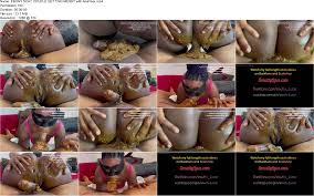 Ebony Scat Couple Getting Messy with Anal Sex