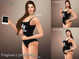 A massive aspect of pregnancy . The Sims Resource Pregnancy Progression Pose Pack