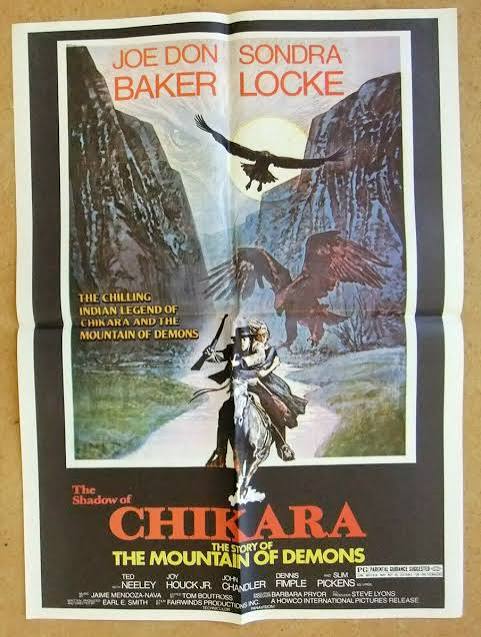 Shadow of Chikara {Joe Don Baker} Original 20x27" Lebanese Movie Poster 70s
