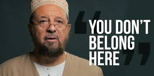 Muslims are being told: , ► You don't belong here