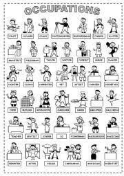 English Exercises Jobs English Worksheets For Kids Teaching English English Teaching Materials