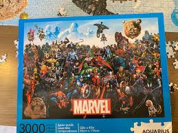 There are so many good jigsaw puzzle brands these days. I M Having A Hard Time Finding Out Who Is Who In This Marvel Jigsaw I Am Doing 3000 Pieces Aquarius Brand Jigsawpuzzles