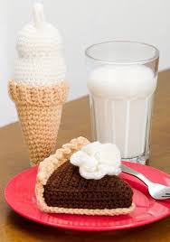 Chocolate Pie Ice Cream Ice Cream Chocolate Pies Crochet Food Crochet Amigurumi Free