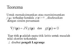 Temukan informasi lengkap tentang contoh soal anggaran penjualan dan anggaran produksi. Pengali Lagrange Tim Kalkulus Ii Ppt Download