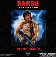 Rambo is an action thriller film franchise starring sylvester stallone as the series began in 1982 with first blood, and was followed by rambo: Rambo The Board Game First Blood Board Game Boardgamegeek