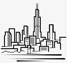 Adult color pages hope anti stress adult coloring pages. Chicago Skyline Coloring Coloring Pages Easy Drawings Of Chicago Png Image Transparent Png Free Download On Seekpng