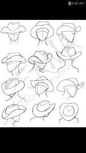 Cowboy de dessin animé prêt à dessiner ses canons. Comment Dessiner Un Chapeau De Cowboy Dessin Tete Idees Esquisses Chapeau Cowboy