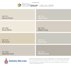These Will Be Perfect In My New David Weekley Home Natural Choice Sw 7011 Dover White Sw 6385 Sherwin Williams Colors Paint Colors For Home Comfort Gray
