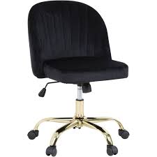 Kodu Art Deco Velvet Office Chair Black Big W Velvet Office Chair Black Office Chair Office Chair