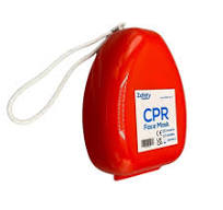 Pocket Face Mask BOX OF 50 for CPR in Plastic Clamshell Bulk Wholesale Trade