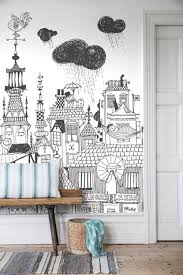 Black And White Mural Design Ingalunda By Borastapeter Black And White Mural Wallpaper Direct Kids Room Wallpaper Best Bedroom Colors Mural