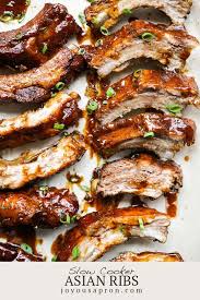 Slow Cooker Asian Ribs Recipe Slow Cooker Asian Crockpot Pork Ribs Slow Cooker Ribs