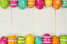 Feel free to send us your own wallpaper and we will consider adding it to. Colorful Easter Egg Frame Against A White Wood Background Stock Photo Picture And Royalty Free Image Image 36597413