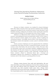 Pendekatan ini memungkinkan pembaca bisa membandingkan pemikiran ekonomi makro konvensional dengan ekonomi makro islami dalam setiap aspek pembahasannya. Http Ejournal Alqolam Ac Id Index Php Iqtishodia Article Download 57 62