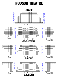 hudson theatre seating chart thelifeisdream