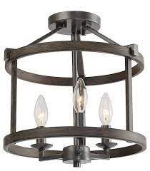 Check spelling or type a new query. Lnc 3 Light Farmhouse Foyer Lantern Double Layers Semi Flush Mount Lighting Farmhouse Flush Mount Ceiling Lighting By Lnc Houzz