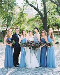 A Gem Toned Texas Wedding With French Touches Indigo Wedding Male Bridesmaid Wedding Colors