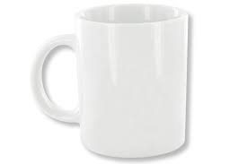 Mug En Porcelaine Blanche Supports En Ceramique Et Terre Cuite 10 Doigts