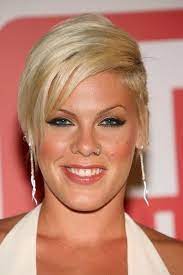 Pink Combover Celebrity Short Hair Pink Singer Hairstyles Pink Singer