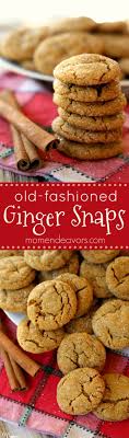 Old Fashioned Ginger Snaps Recipe These Cookies Are So Good Ginger Snap Cookies Ginger Snaps Recipe Christmas Food