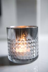 Diy Mercury Glass Candle Holders Ruffled