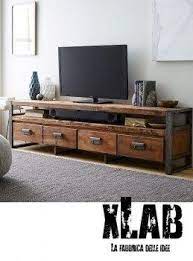 Mobile Tv Old Style Legno E Ferro Grezzo Costruito In Italia Xlab Design Scheduled Via Http Www Tai Arredamento Mobili Porta Tv Mobili Di Design Industriale