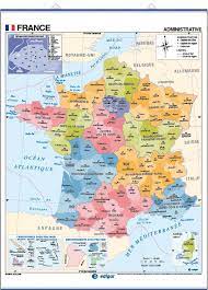 Map Of France In French France Map Map Wall Maps